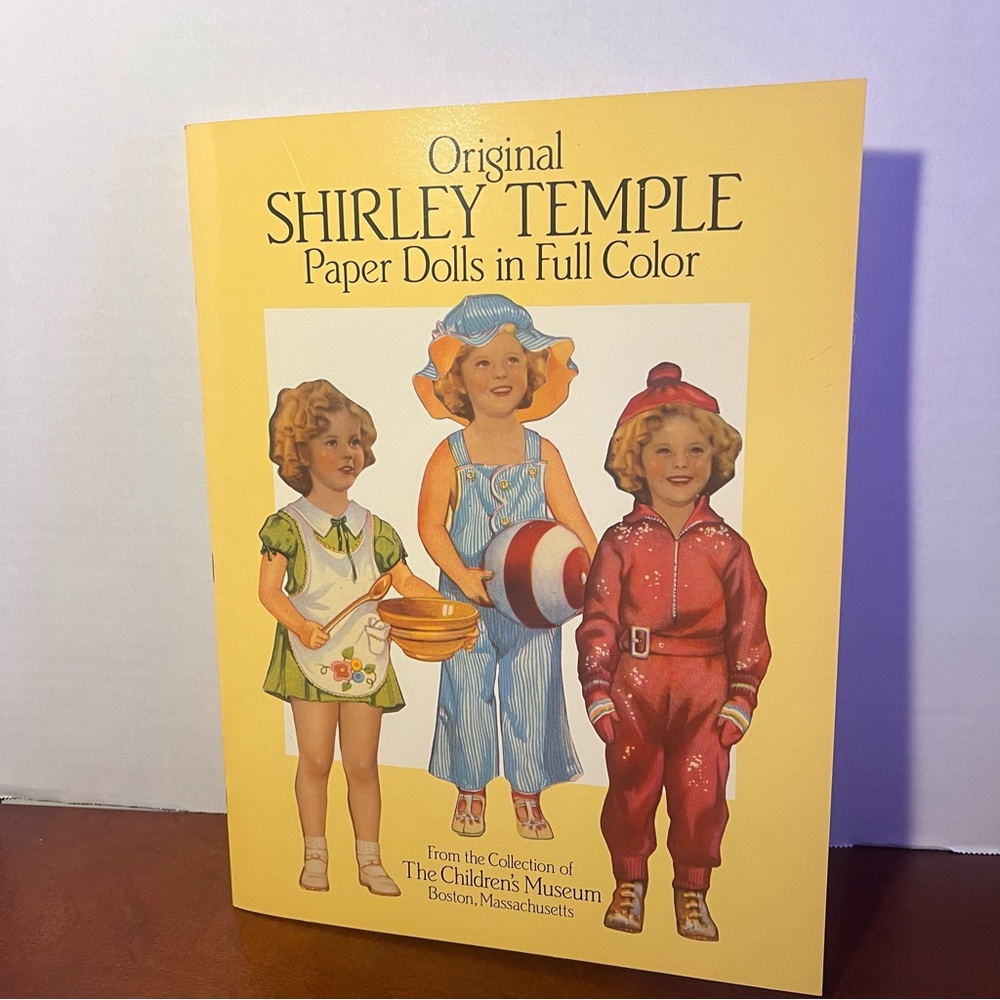 Shirley Temple Paper Dolls in Full Color Book 1988